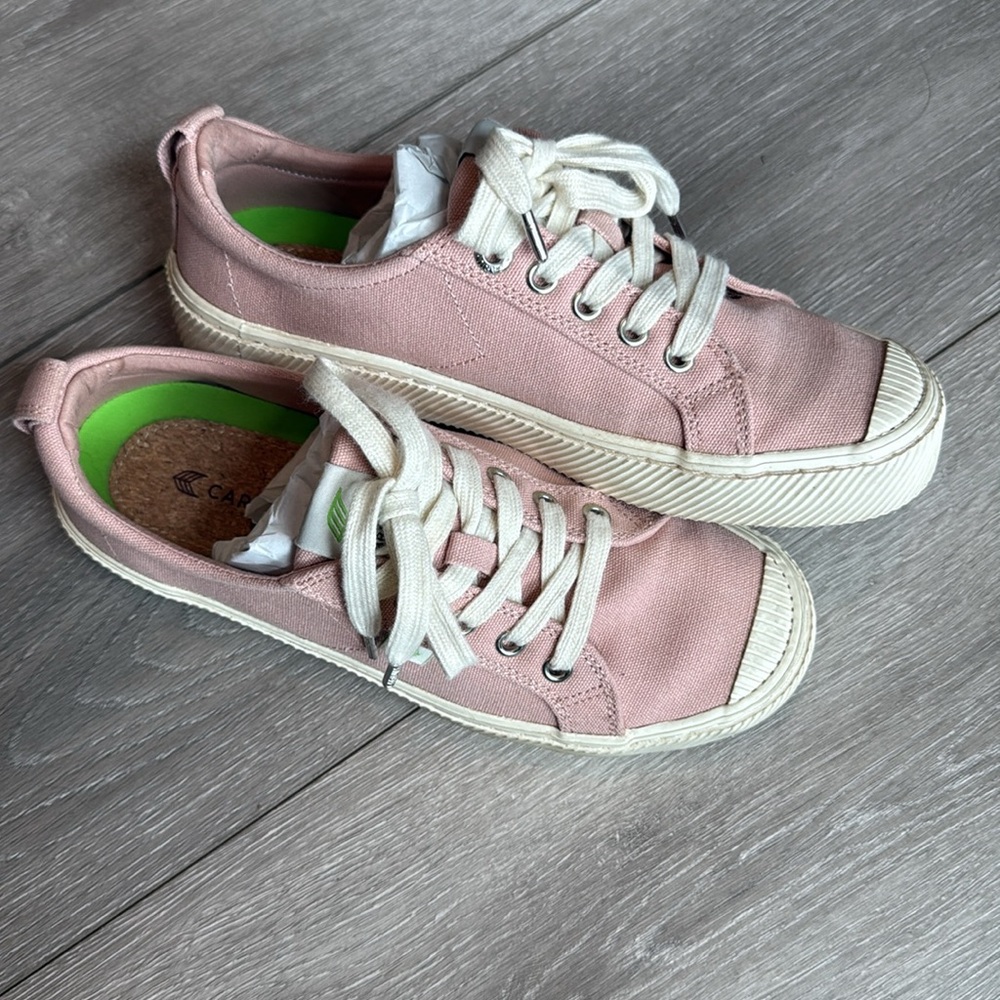 Cariuma Blush Canvas Sneakers